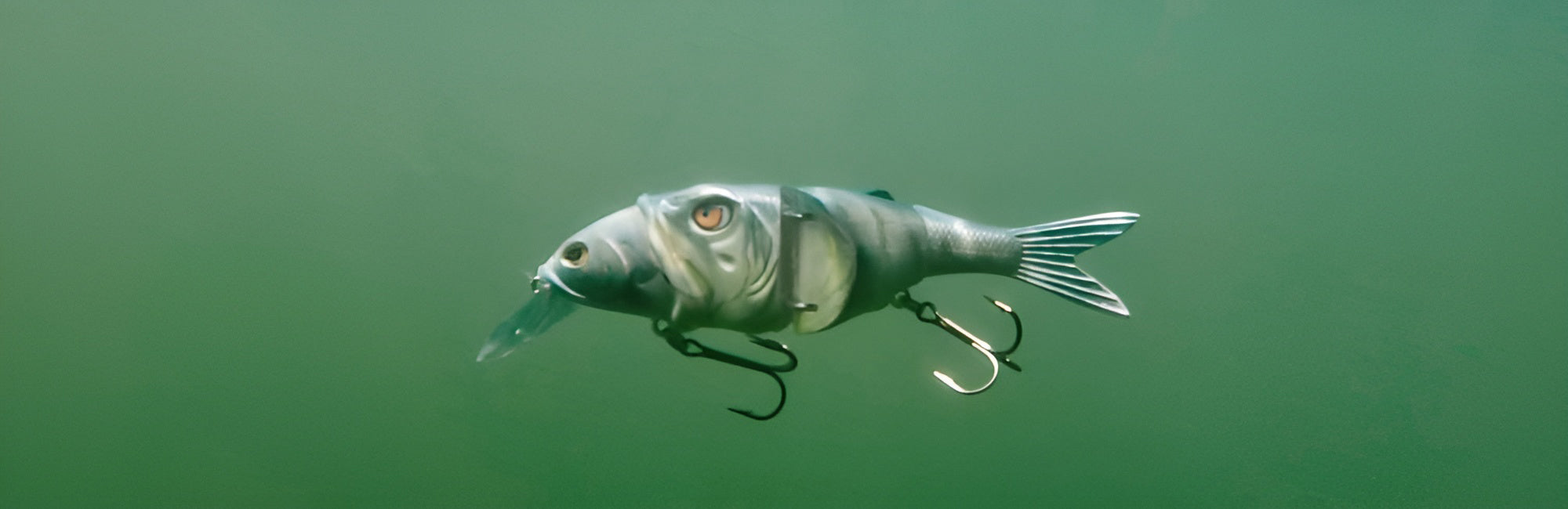 HANDING M1 Metal Jointed Swimbait with Tongue Fishing Lure product video