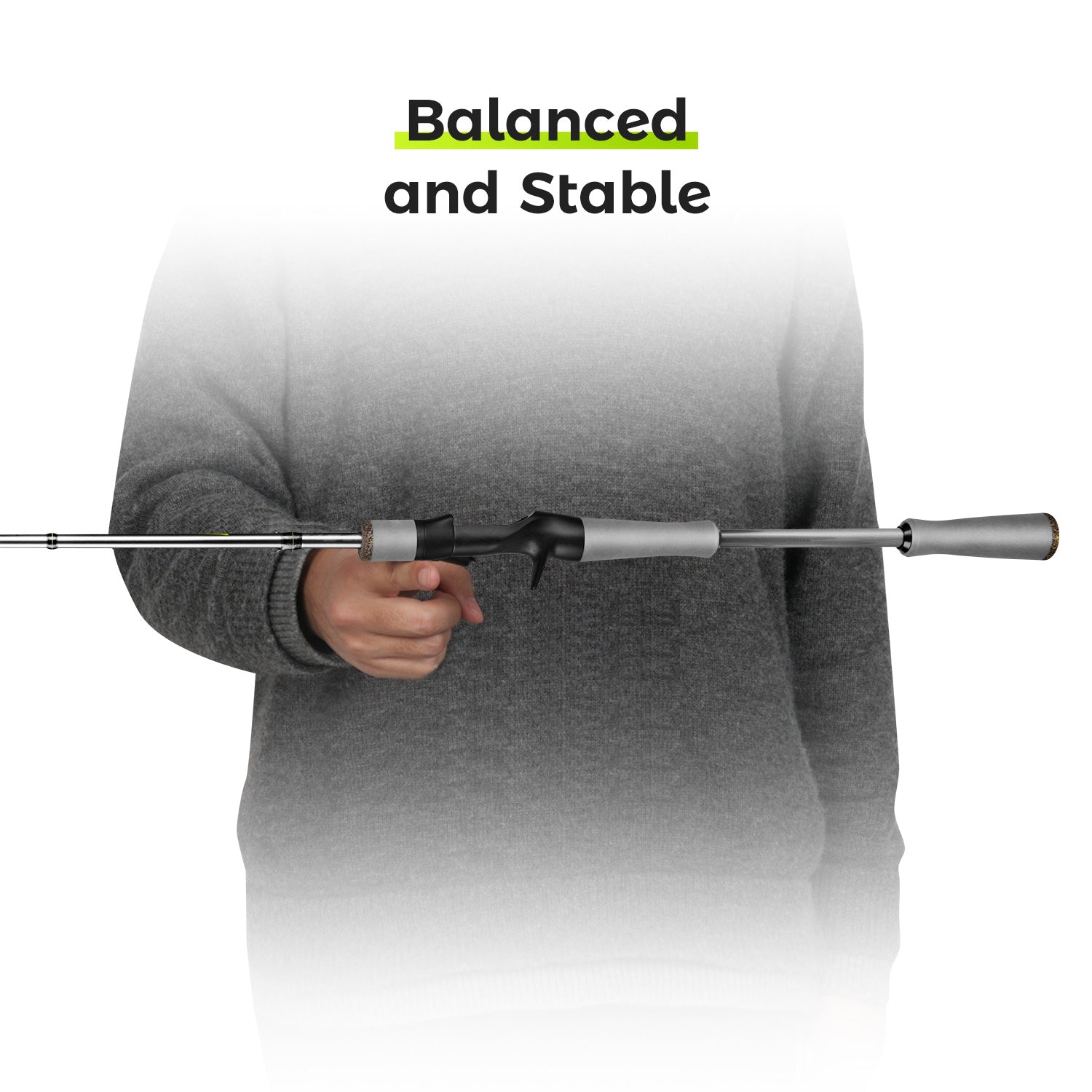 HANDING Pioneer Bass Two Pieces Casting Rod