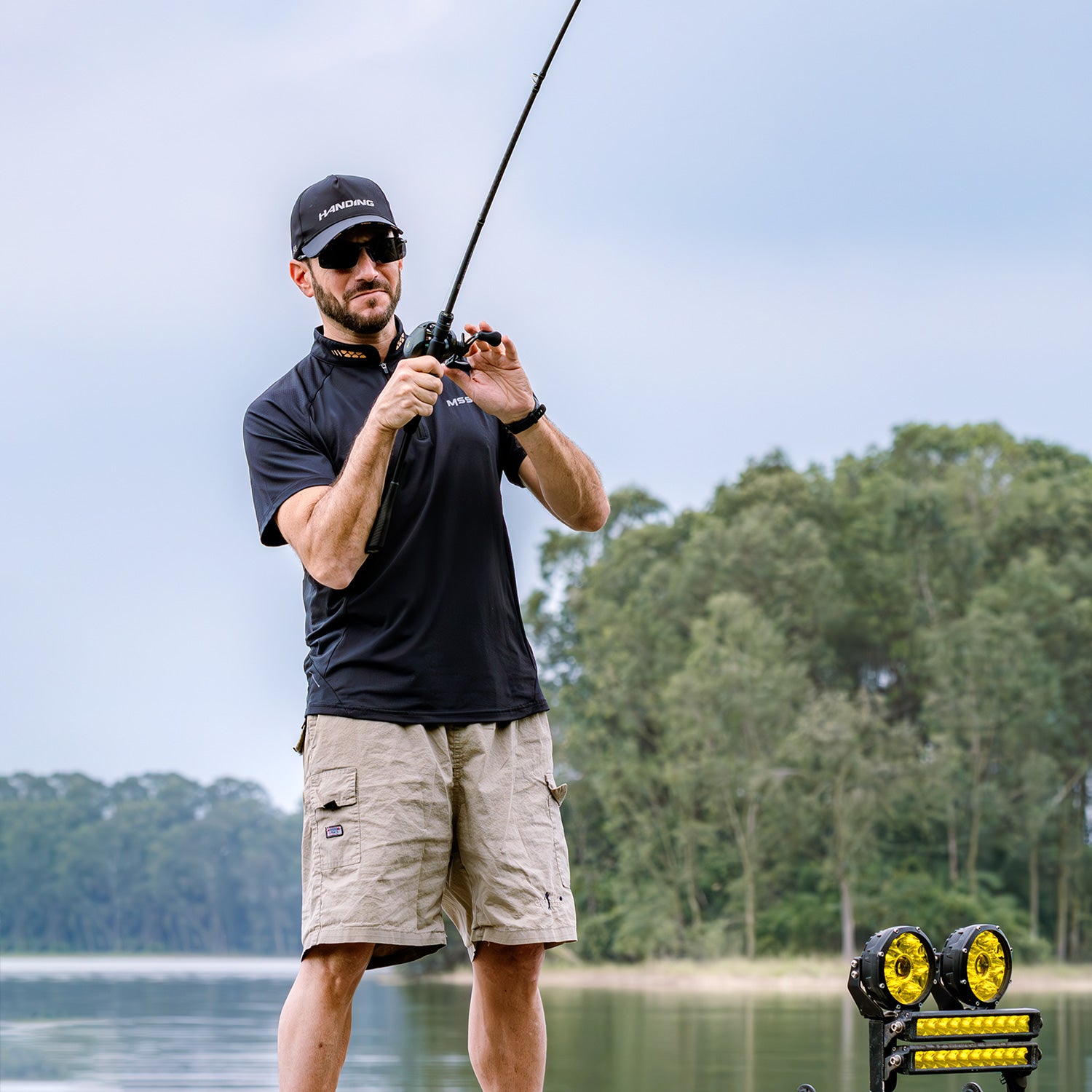 HANDING M1 BFS casting fishing rod provides all day comfort,Ideal for Bass Anglers