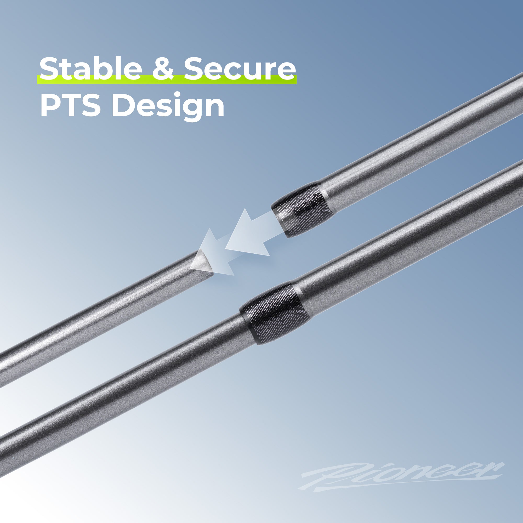 handing pioneer bass spinning rod PTS Design