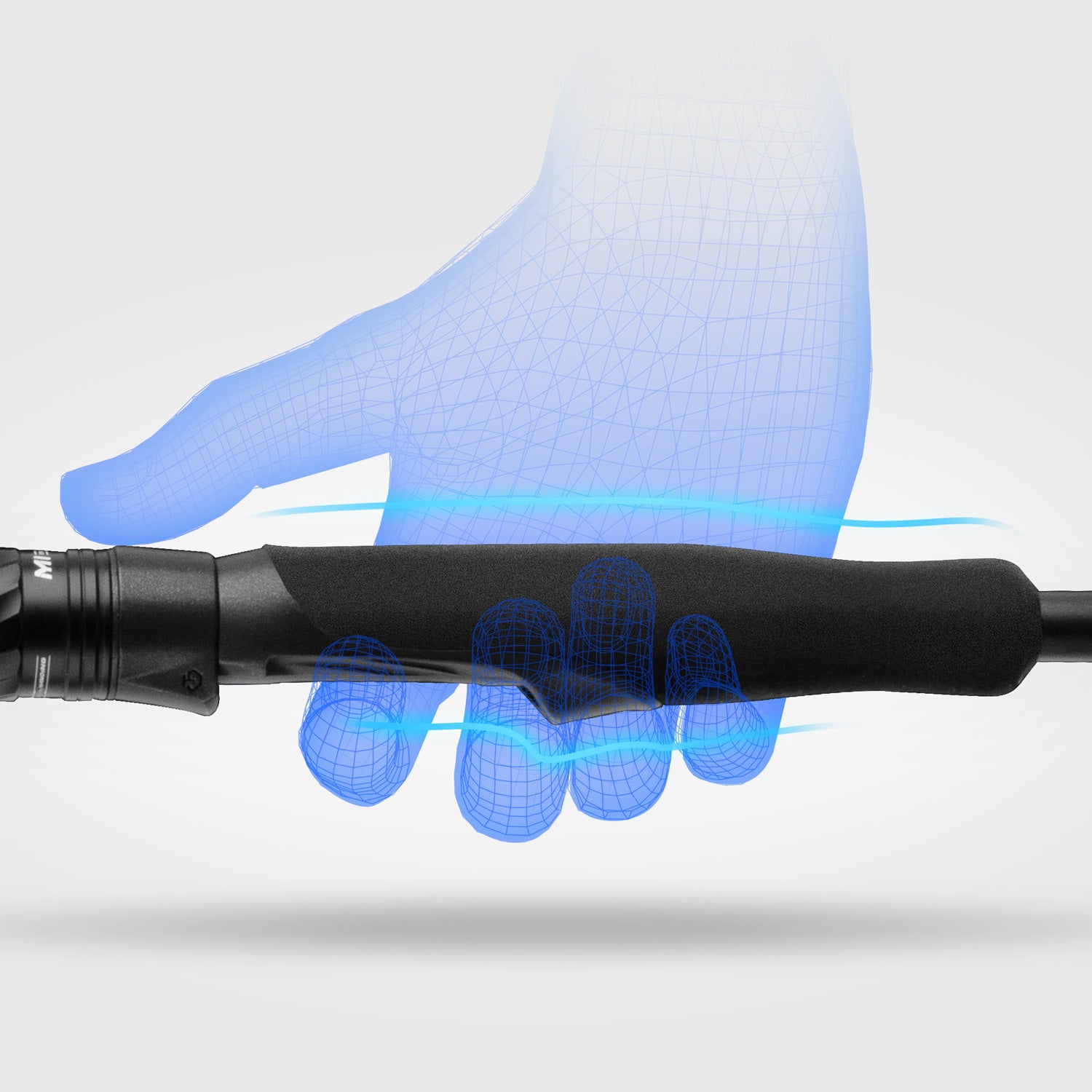 HANDING M1 BFS spinning fishing rod have Ergonomic EVA Grip
