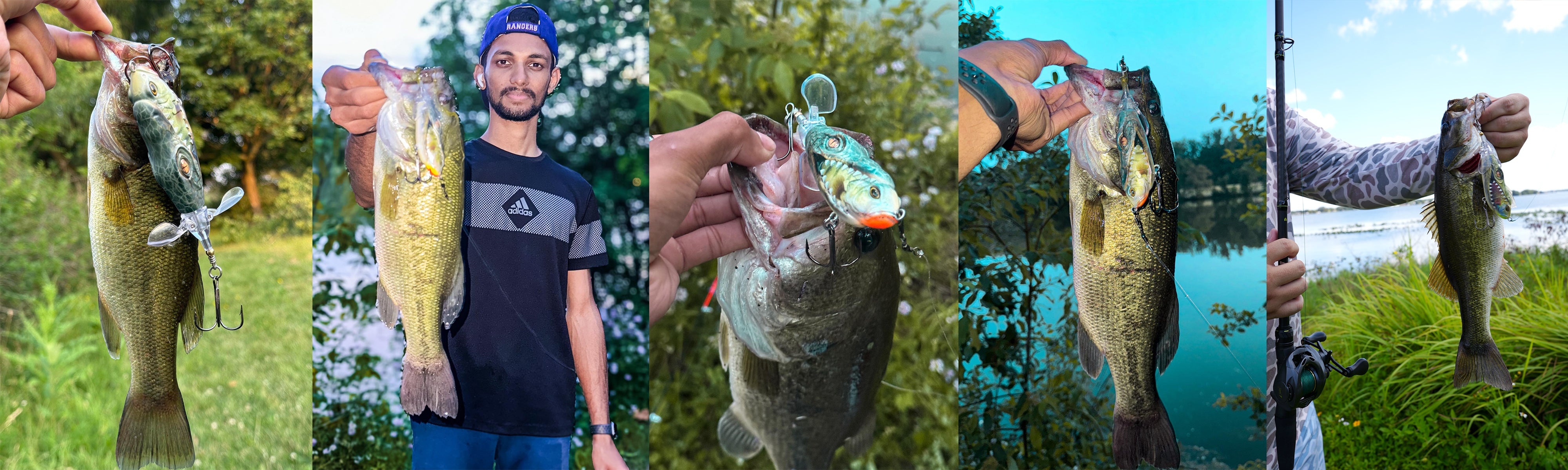 HANDING M1 Plopper Lure with Double Blade Fishing Lure