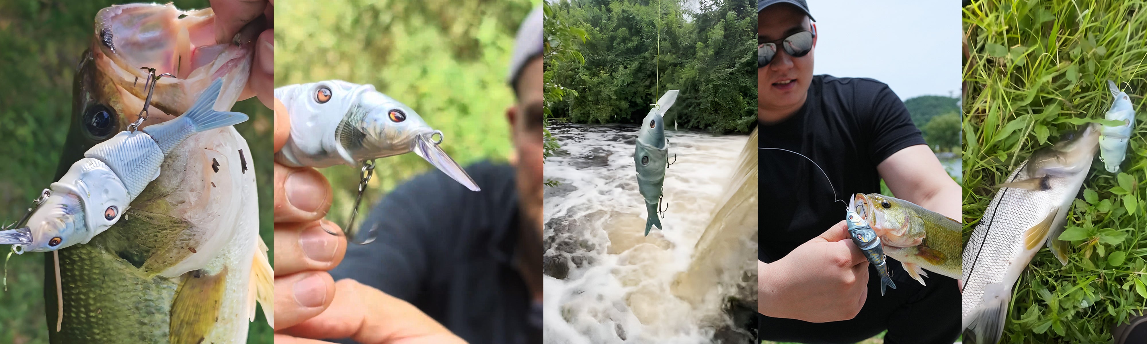 customer review of HANDING M1 Metal Jointed Swimbait with Tongue Fishing Lure