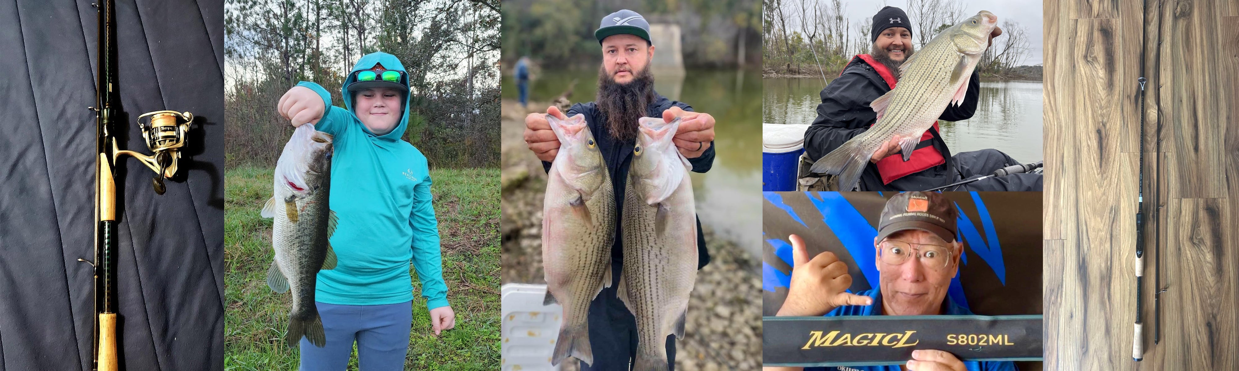 HANDING Magic L two pieces spinning fishing rod's real world customers reviews