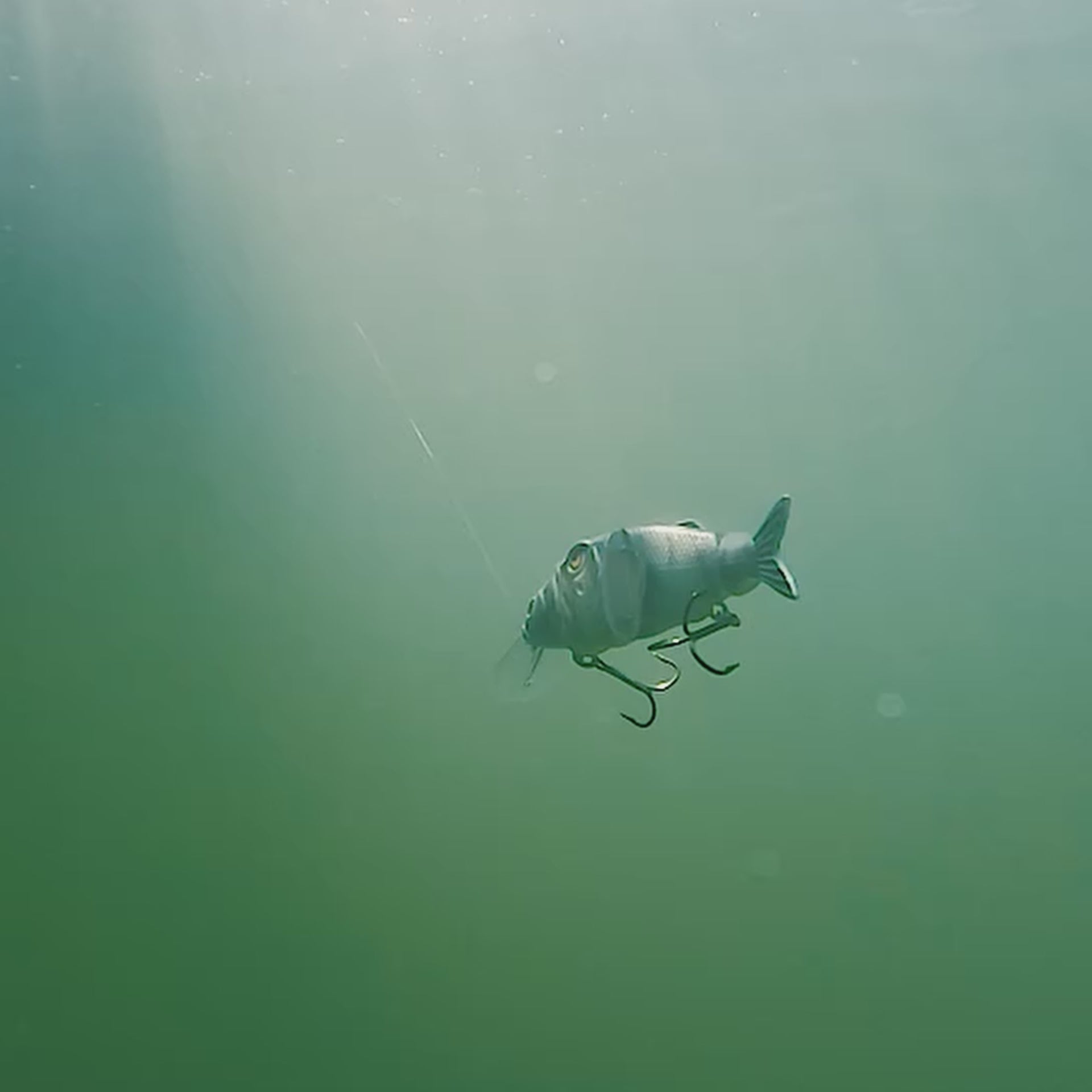 HANDING Metal Jointed Swimbait with Tongue Fishing Lure