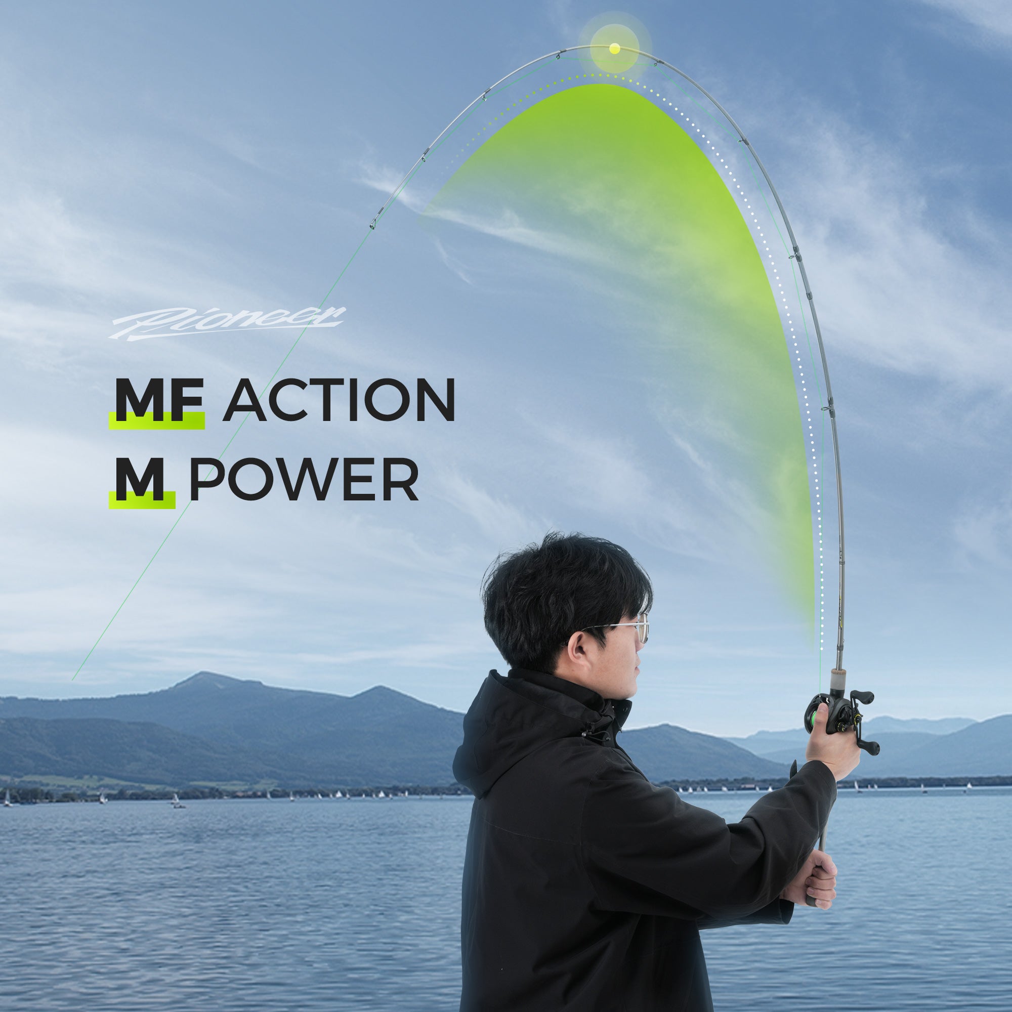 pioneer bass casting rod Beginner-Friendly