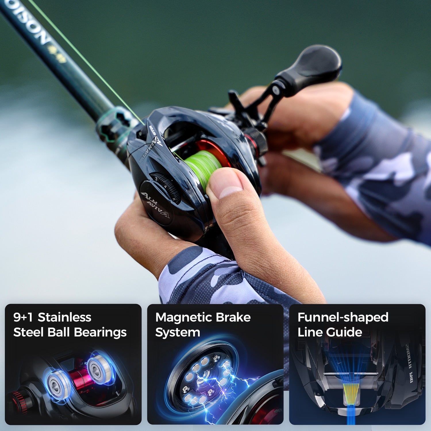 HANDING Magic Soul Baitcasting Reel