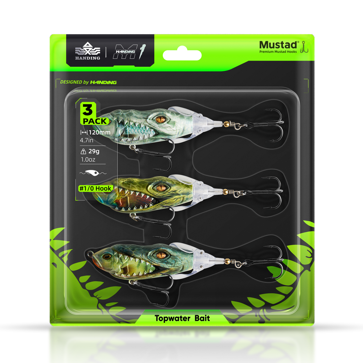 HANDING M1 Plopper Lure with Double Blade
