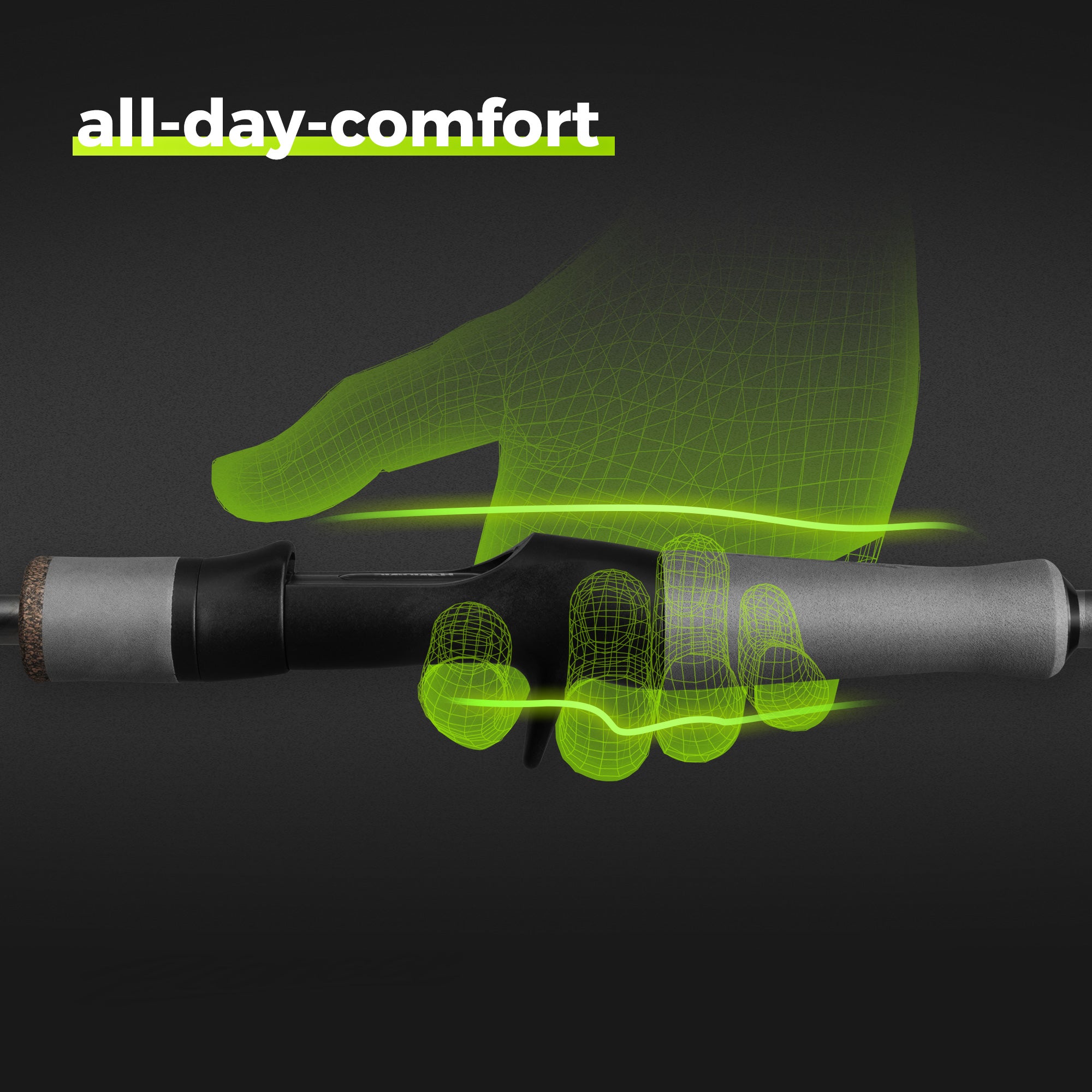 pioneer bass casting rod comfort
