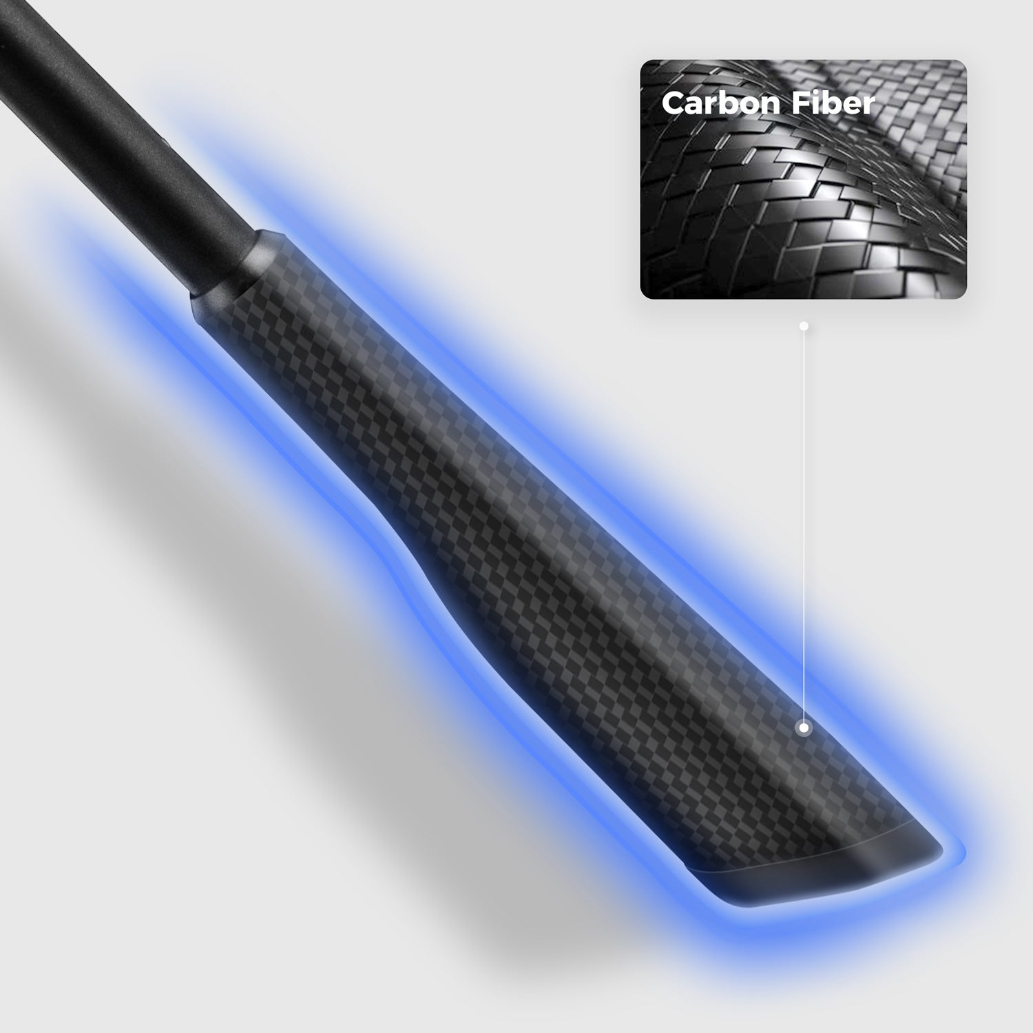 HANDING M1 BFS fishing rod use carbon fiber butt provide light and balance performance