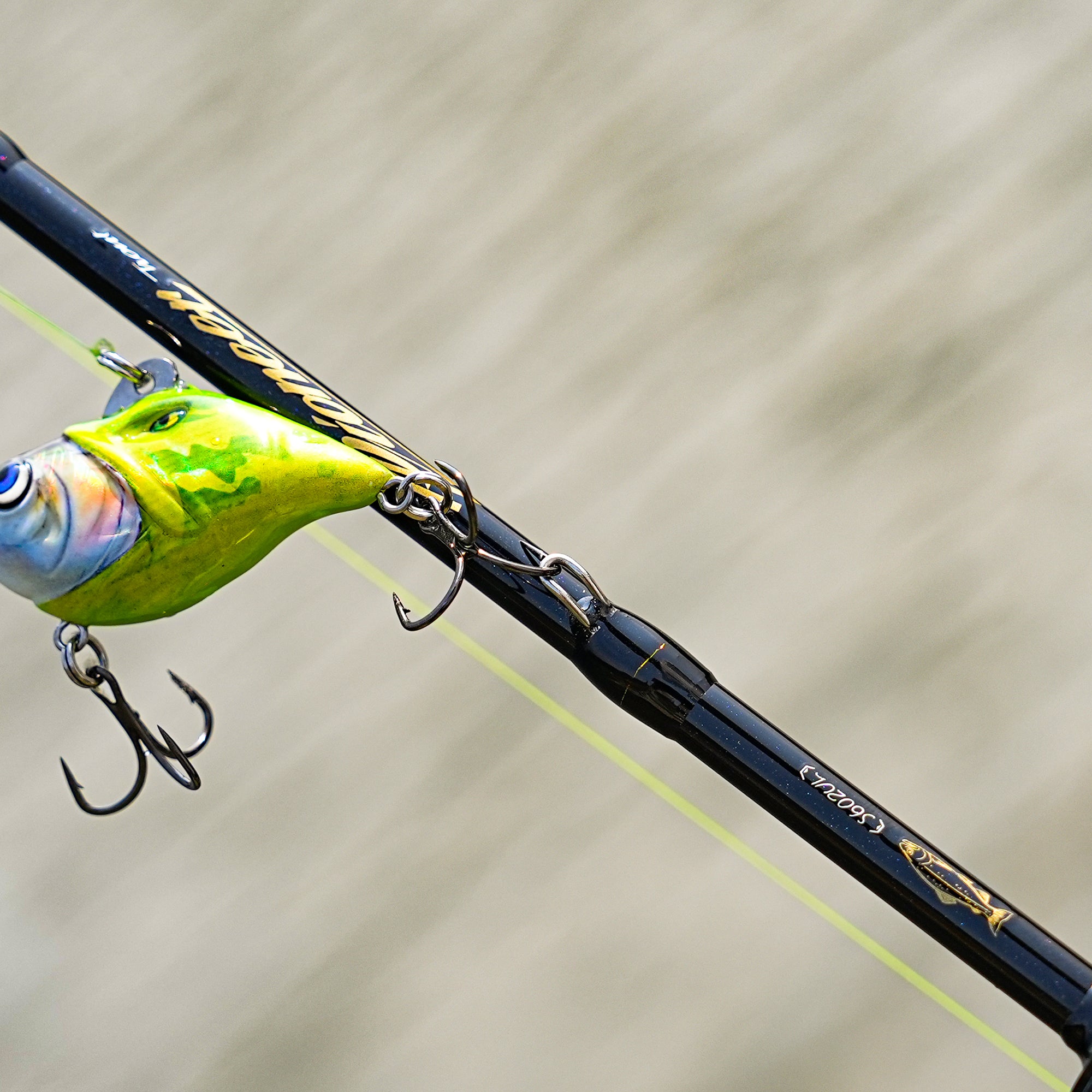 pioneer-trout-fishing-rod steel hook keeper
