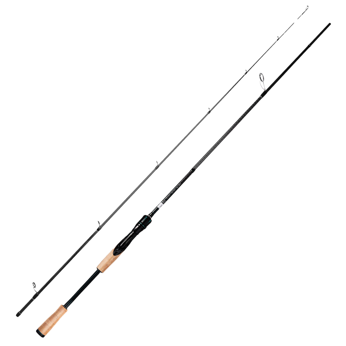 Luxmira magical rod マジカルロッド ブラック Magic L Two Pieces Spinning Rod | 24T+30T Carbon Fiber | Fuji Guides