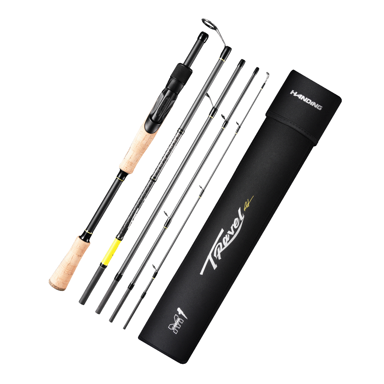 HANDING M1 Travel spinning rod and carry case