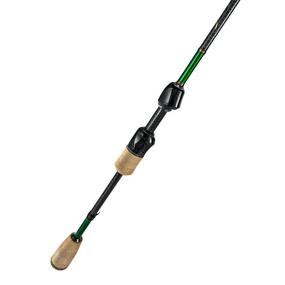 Ultralight Fish Rods Ultralight Trout Spinning Rod | 2-Piece Fast Action for BFS Fishing